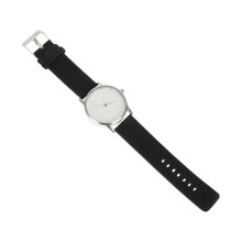 3Pcs Black Leather Unisex Wrist Watch Decorative Durable for Daily Use