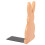 2 Pack Shelf Wooden Bookends Rabbit Display Bunny Child Office 2