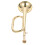 2Pcs Golden Copper Bugle Trumpet for Beginner Instrumental Performance 1