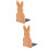 2 Pack Shelf Wooden Bookends Rabbit Display Bunny Child Office 8
