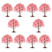 50 Pcs Miniature Plastic Tree Scenery Diy Landscape Sand Table Decor