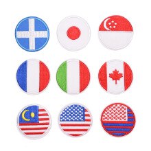36 Pcs Flag Cloth Stickers The Sign Patch