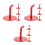 12Pcs Space-Saving Fire Extinguisher Holder Wall Mounts 7