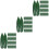 600 Pcs Sushi Decorative Leaves Sashimi Serving Bamboo Mats 7