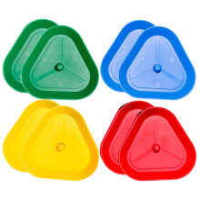 24Pcs Premium ABS Plastic Poker Stand Card Holders for Game Supplies
