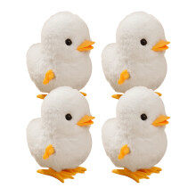 4pcs plush wind up jumping duck toys, clockwork design
