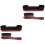 4 Pcs Wooden Pool Table Brushes For Cleaning Felt Rails 3