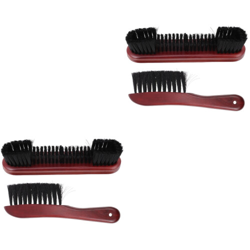 4 Pcs Wooden Pool Table Brushes For Cleaning Felt Rails 2