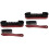 4 Pcs Wooden Pool Table Brushes For Cleaning Felt Rails 4