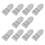 40Pcs Durable Steel Handle Wedge Kit Silver for Tool Use 1