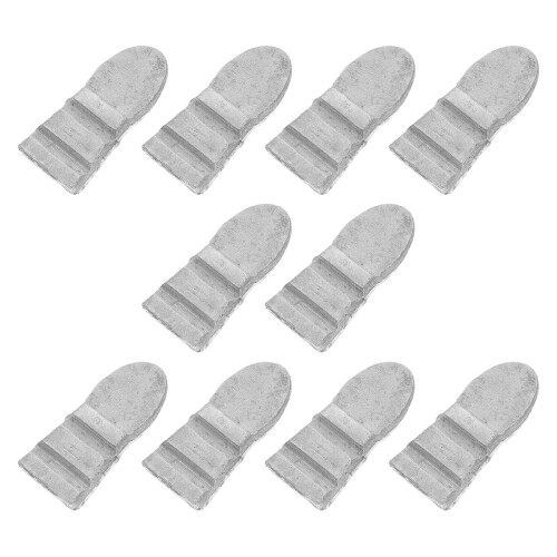 40Pcs Durable Steel Handle Wedge Kit Silver for Tool Use