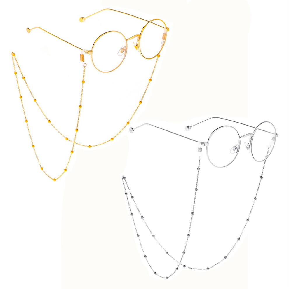 Ohphcall 6 Pcs Women Beaded Eyeglass Chain For And Sunglasses