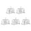 5Pcs Metal Toast Rack For Sliced Bread Kitchen Gadget 5