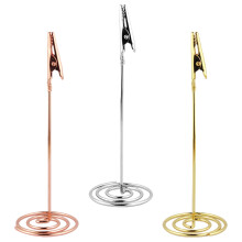 12Pcs Metal Place Card Clip Stand for Wedding and Party Decor