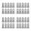 40Pcs Durable Steel Handle Wedge Kit Silver for Tool Use 3