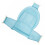 2Pcs Baby Bath Seat Support Net Blue Mesh Foldable Infant Shower Aid 1