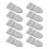 40Pcs Durable Steel Handle Wedge Kit Silver for Tool Use 2