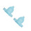 2Pcs Baby Bath Seat Support Net Blue Mesh Foldable Infant Shower Aid 10