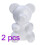 Set Of 2 Foam Bear Model Lovers Large Polystyrene Shaped Mini Shapes 6