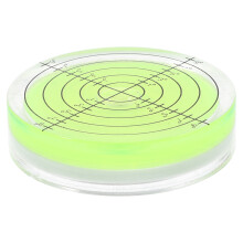 4Pcs Lightweight Golf Ball Markers with Circular Bubble Level in Green