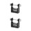 2 Pieces Stainless Rod Holder Archery Bowstring Cable Winder Tool 9