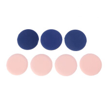 21Pc Soft Assorted Color Powder Puffs for Women Make-Up Application