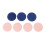 21Pc Soft Assorted Color Powder Puffs for Women Make-Up Application 1