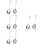 4 Sets Reusable Stainless Steel Serving Spoons 9