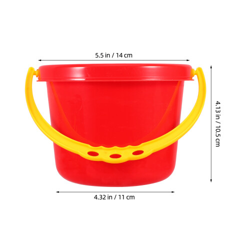 8 Pcs Plastic Beach Pails And Sand Tools For Kids Water Play 1