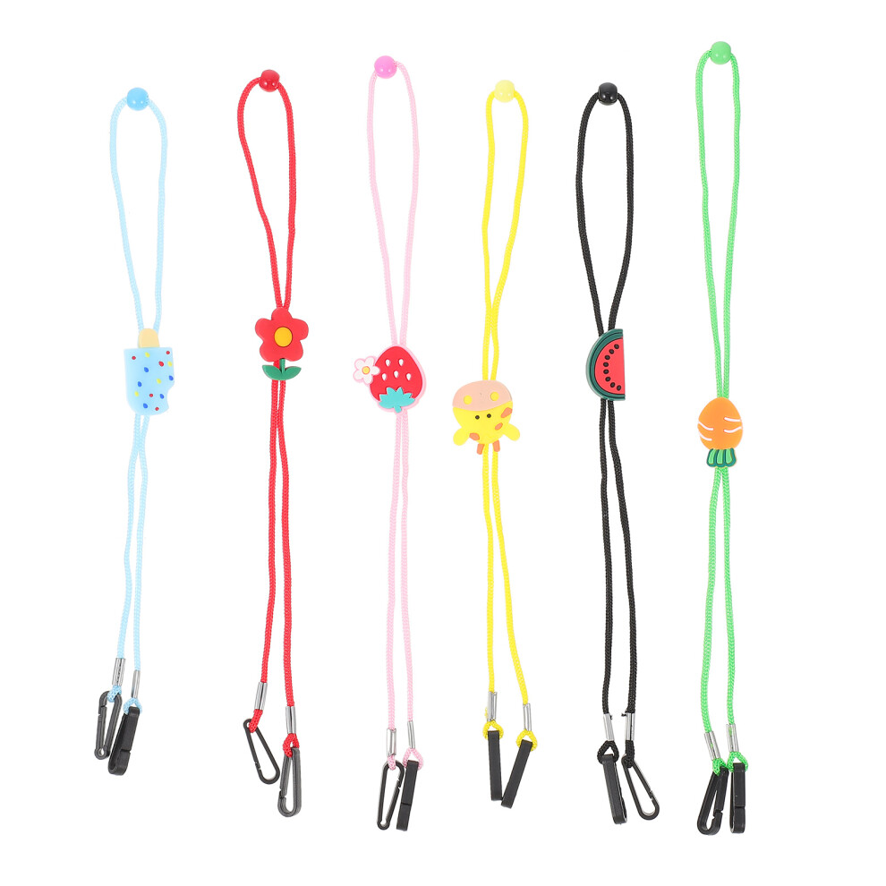 Ohphcall 18Pcs Multi-Function Mask Holders Adjustable Assorted Color Mask Cords