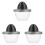 3Pcs Manual Orange Squeezer Stainless Steel Juice Maker Multi Color 2