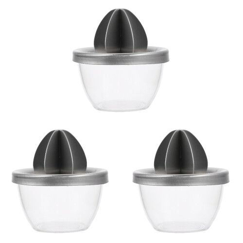 3Pcs Manual Orange Squeezer Stainless Steel Juice Maker Multi Color 1