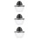 3Pcs Manual Orange Squeezer Stainless Steel Juice Maker Multi Color 8