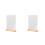 2Pcs Multipurpose Acrylic Display Stand For Paper Menu And Sign 7