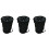 3Pcs Black Clothespins Bag Hanging Peg Organizer for Home Use 4
