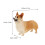 4 Pcs Simulation Corgi Dog Model Plastic Figurine Ornament 10