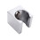 2Pcs Durable Brass Shower Head Holder Silver Wall Mount Bracket 1