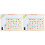 2Sets Small Wood Hanging Blackboard Double-Sided Kid Memo Board Multi 2