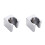 2Pcs Durable Brass Shower Head Holder Silver Wall Mount Bracket 2