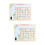 2Sets Small Wood Hanging Blackboard Double-Sided Kid Memo Board Multi 7