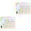2Sets Small Wood Hanging Blackboard Double-Sided Kid Memo Board Multi 3