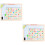 2Sets Small Wood Hanging Blackboard Double-Sided Kid Memo Board Multi 6