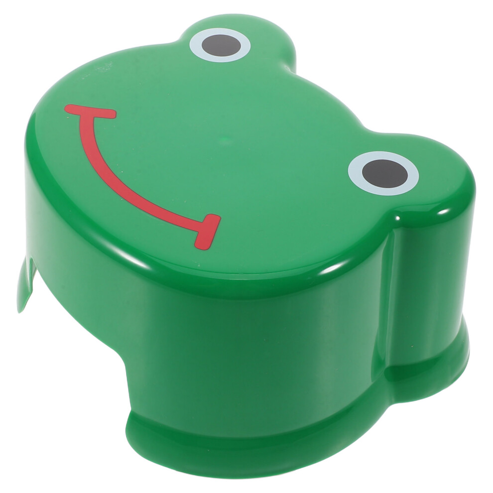 Happyyami 2Pcs Cartoon Plastic Non Slip Step Stool For Kids Bathroom