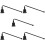5Pcs Black Metal Candle Snuffer Safe Flame Extinguishers 10