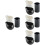 4Sets Ceramic Milk Jug Set Portable Sauce and Syrup Pitchers 8