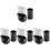 4Sets Ceramic Milk Jug Set Portable Sauce and Syrup Pitchers 4