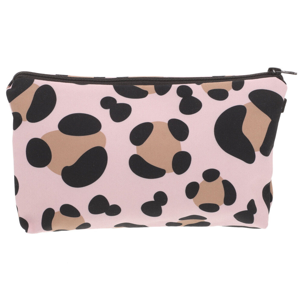 Ohphcall 3Pcs Makeup Storage Bags Travel Cosmetic Pouches Pu Multi Color