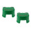 2Pcs Cartoon Plastic Non Slip Step Stool For Kids Bathroom 5