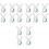 16 Pcs Windproof Clothespin Rabbit Ears Beach Towel Plastic 3