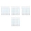 24 Pcs Splashproof Beauty Marker Pen For Face Eyebrow 10